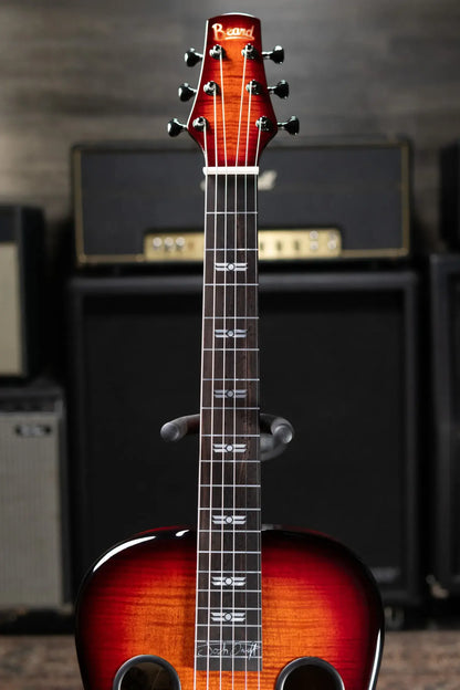 Beard Custom Josh Swift Signature Acoustic/Electric Resonator - Phoenix Tri-Color Sunburst with Hardshell Case