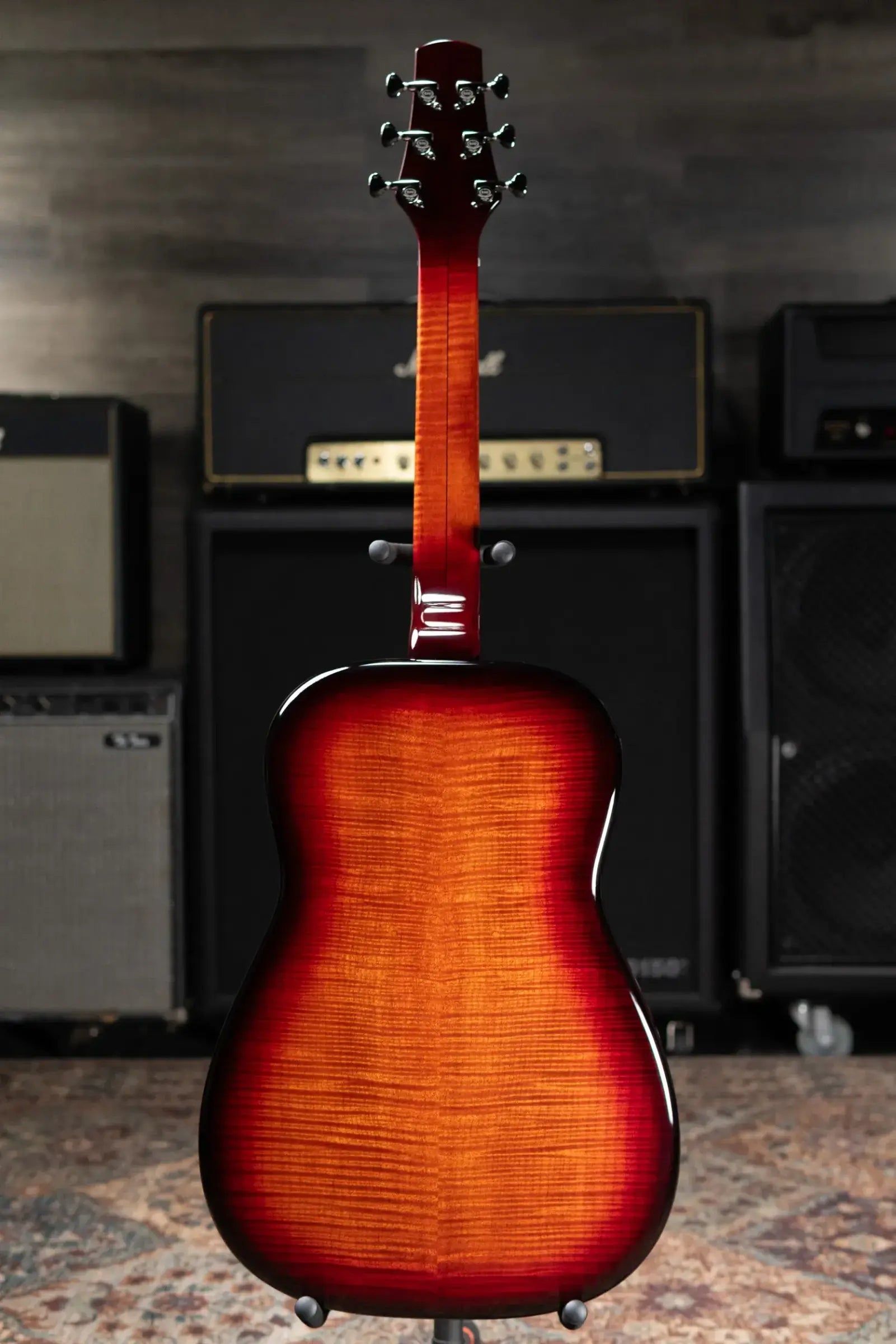 Beard Custom Josh Swift Signature Acoustic/Electric Resonator - Phoenix Tri-Color Sunburst with Hardshell Case