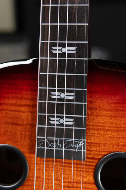 Beard Custom Josh Swift Signature Acoustic/Electric Resonator - Phoenix Tri-Color Sunburst with Hardshell Case