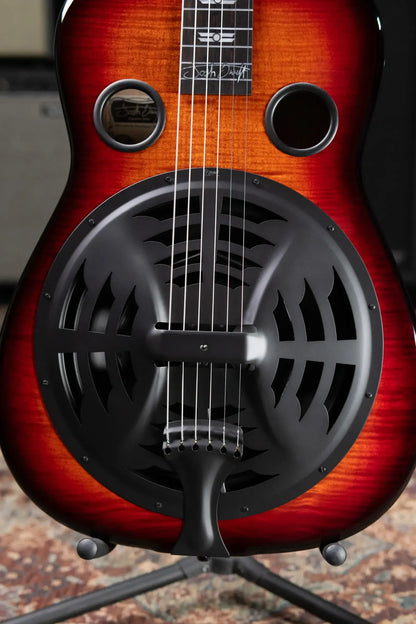 Beard Custom Josh Swift Signature Acoustic/Electric Resonator - Phoenix Tri-Color Sunburst with Hardshell Case