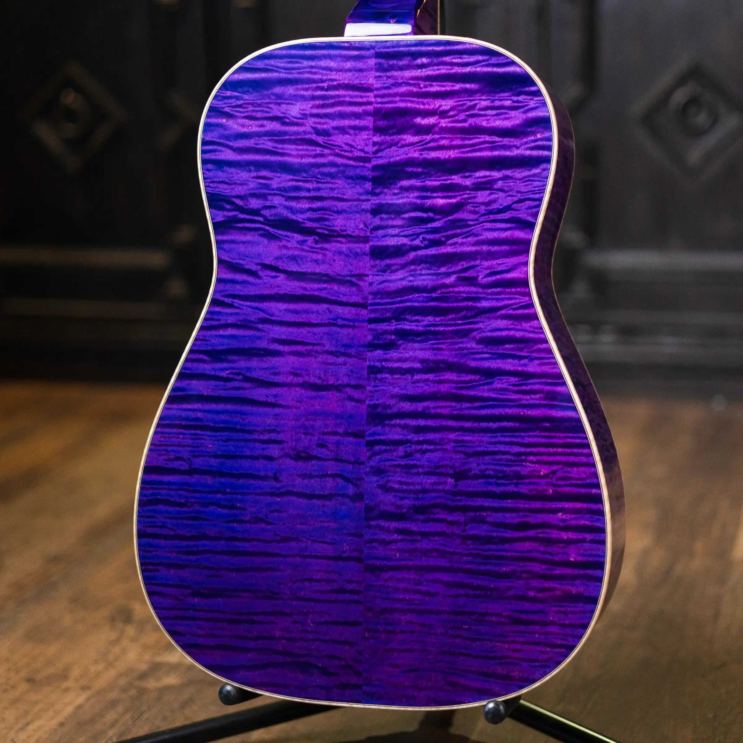 Beard Custom Legacy E Resonator - Galaxy Purple with Hardshell Case