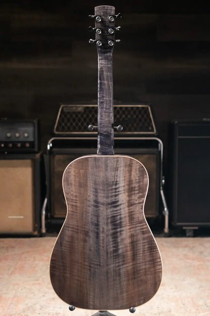 Beard Legacy-E HipShot DoubleShot Square Neck Resonator Guitar - Black Ice 2-Tone Custom Horse Chestnut with Hardshell Case