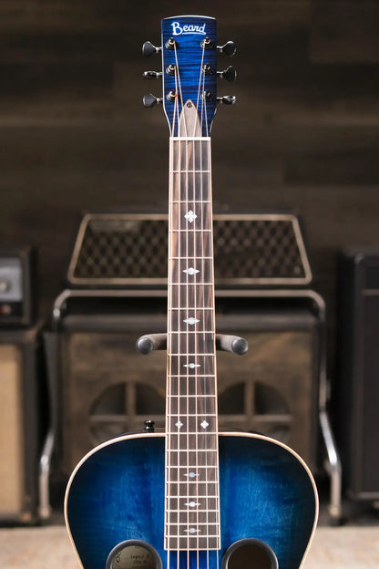 Beard Legacy R Resonator Acoustic/Electric Guitar - Navy Sunburst with Hardshell Case - Used