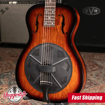 Beard Radio-RFB Resonator Acoustic/Electric Guitar with Hardshell Case - Used