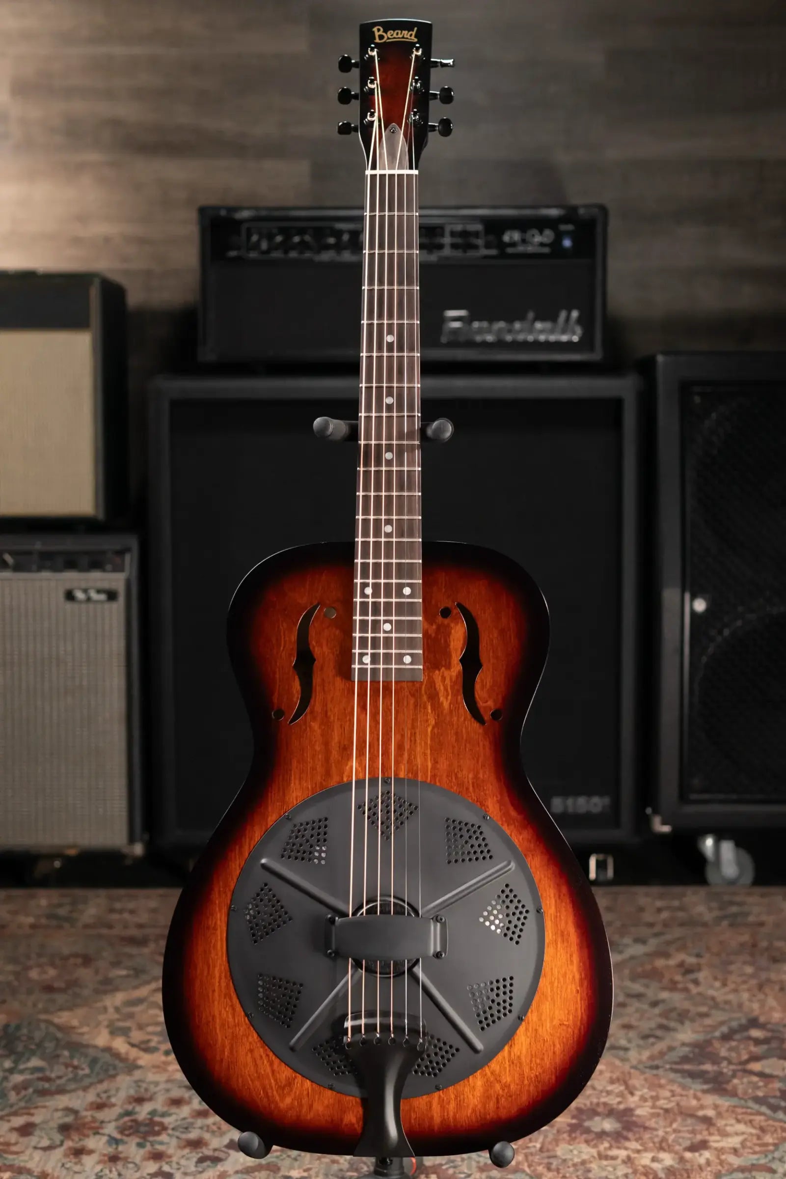 Beard Radio-RFB Resonator Acoustic/Electric Guitar with Hardshell Case - Used