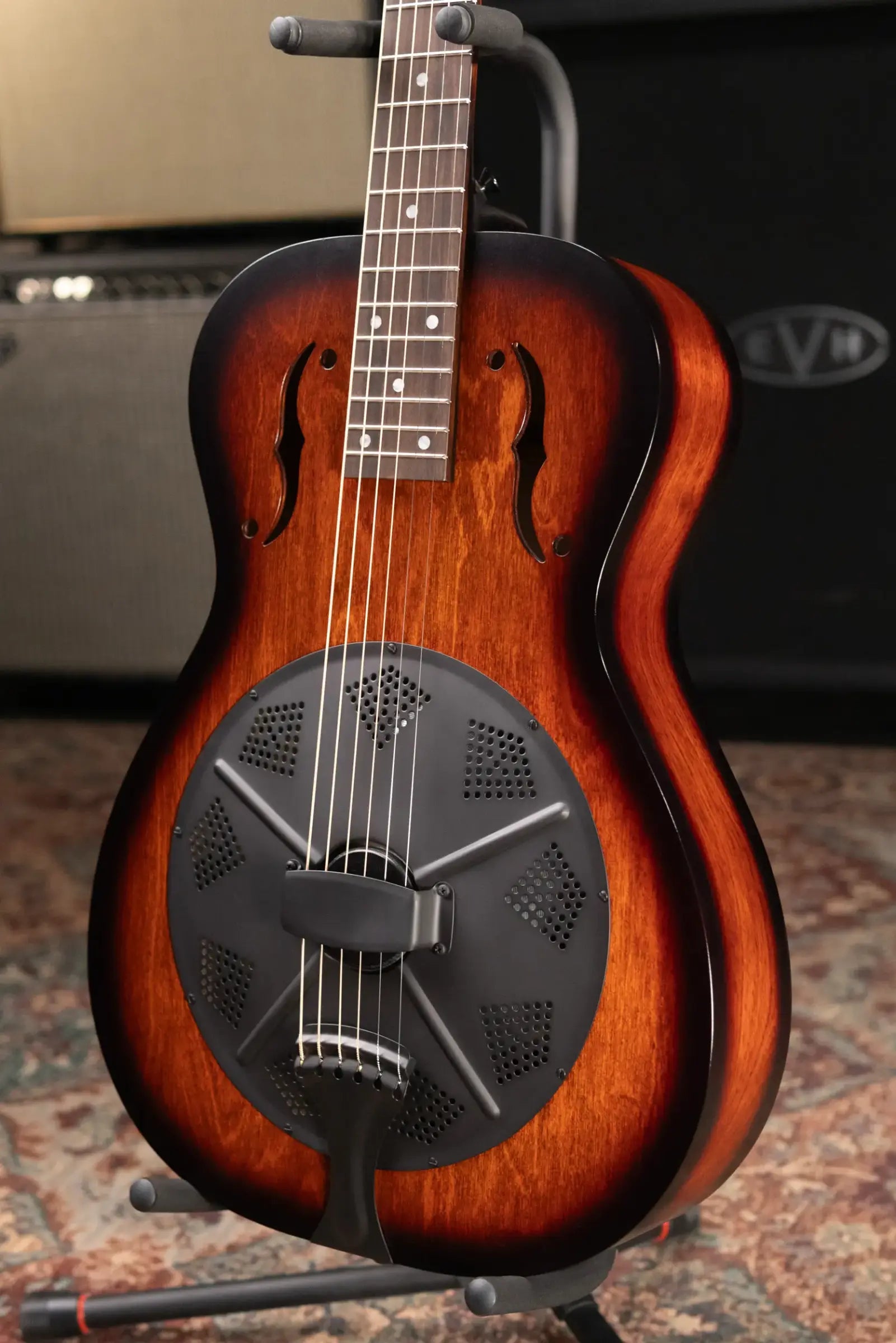 Beard Radio-RFB Resonator Acoustic/Electric Guitar with Hardshell Case - Used