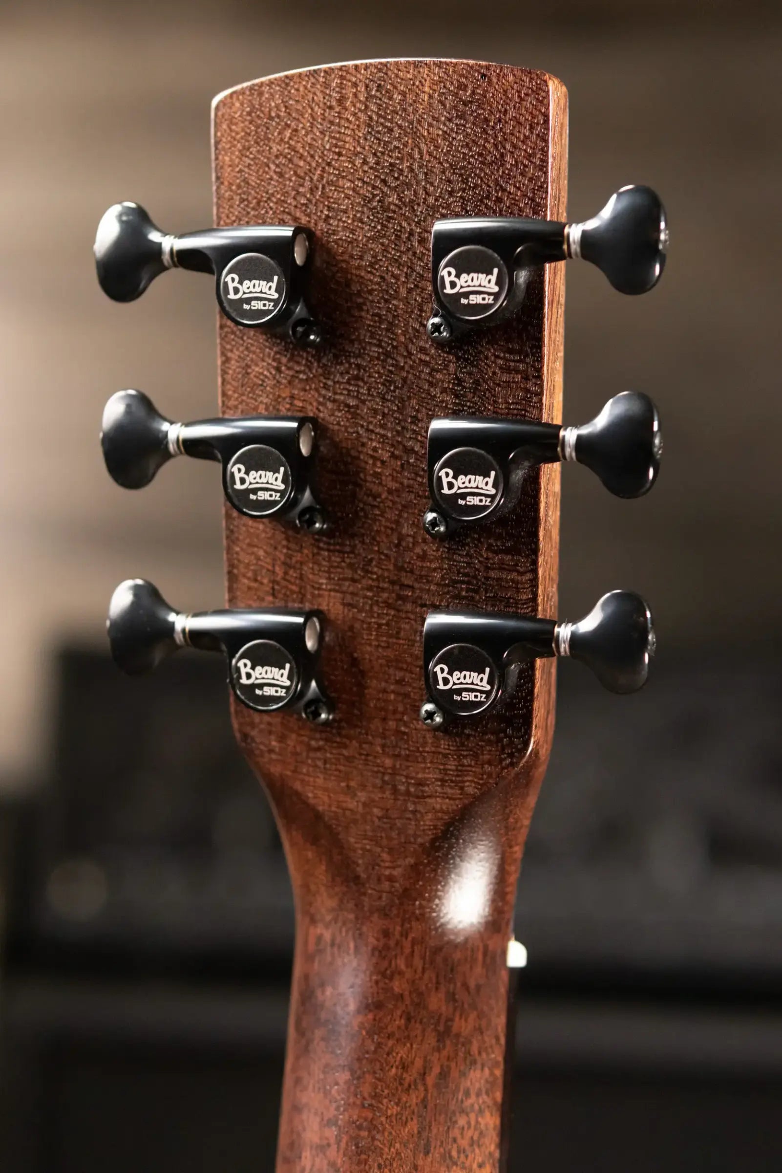 Beard Trailhead E RN Cutaway Acoustic Resonator - Black Ice Curly Maple with Hardshell Case