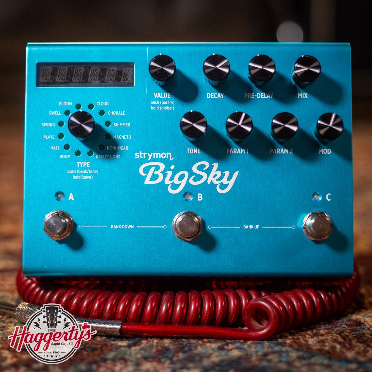 Strymon Big Sky Reverb Guitar Effects Pedal