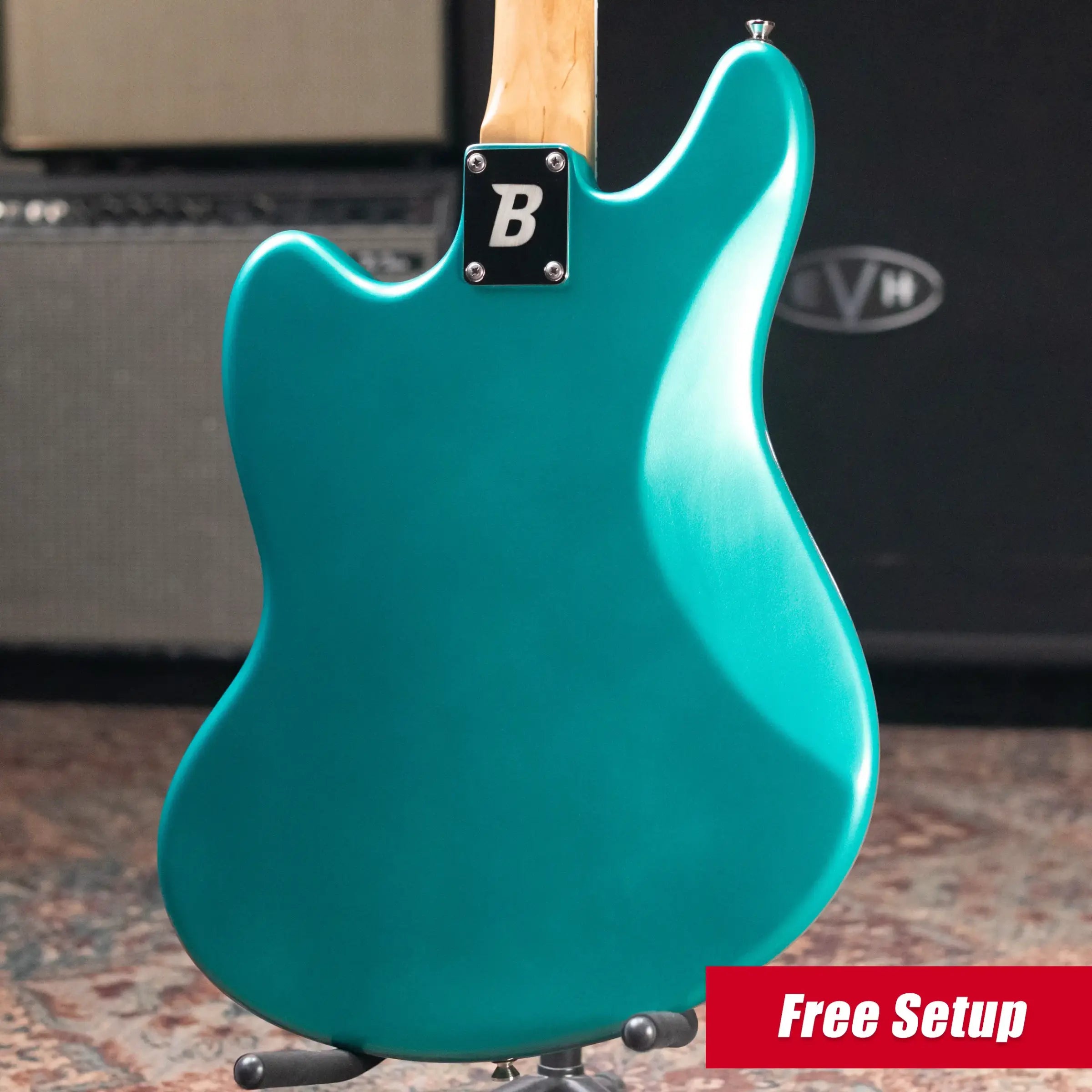 BilT Relevator LS HH Electric Guitar Sherwood Green Metallic with Mono Gig Bag - Used