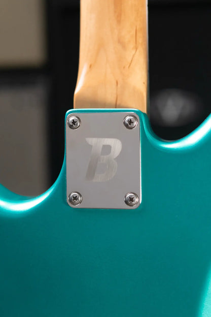 BilT Relevator LS HH Electric Guitar Sherwood Green Metallic with Mono Gig Bag - Used