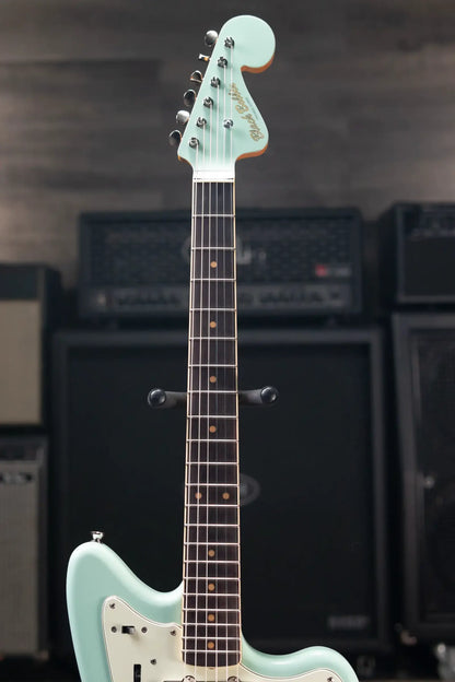 Black Bobbin Custom JM Electric Guitar Surf Green with Mono Gig Bag - Used