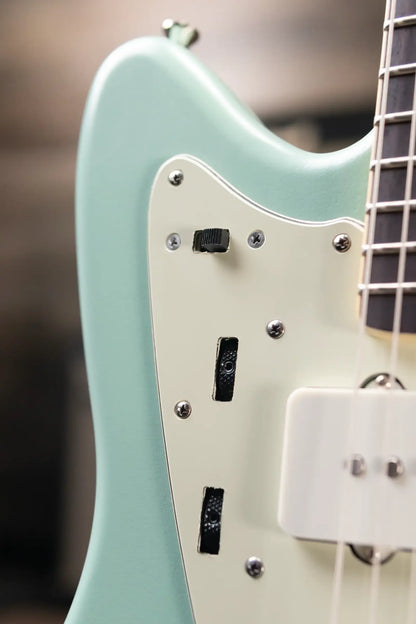 Black Bobbin Custom JM Electric Guitar Surf Green with Mono Gig Bag - Used