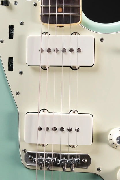 Black Bobbin Custom JM Electric Guitar Surf Green with Mono Gig Bag - Used