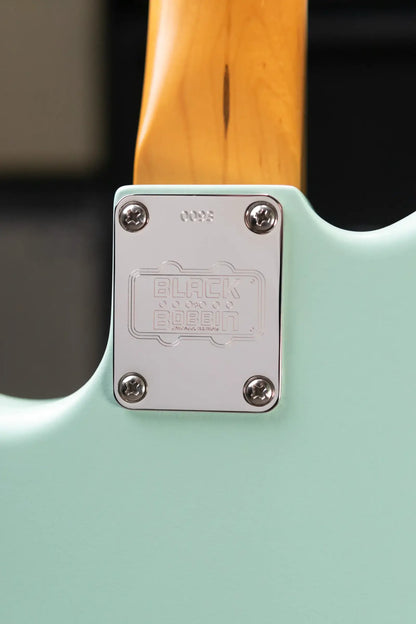 Black Bobbin Custom JM Electric Guitar Surf Green with Mono Gig Bag - Used