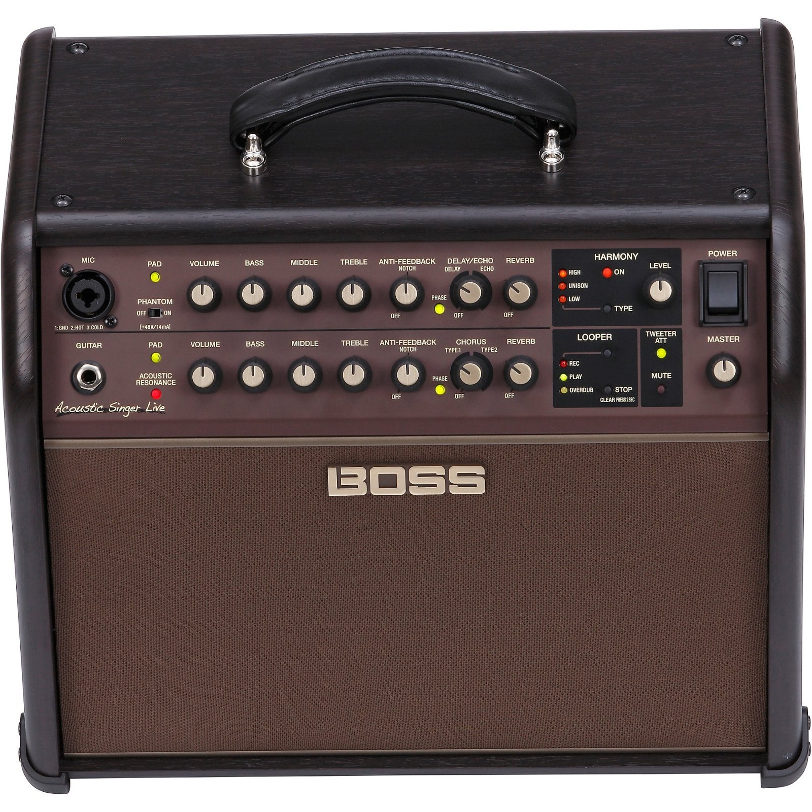 Boss Acoustic Singer Live LT 60-watt Bi-amp Acoustic Combo Amp