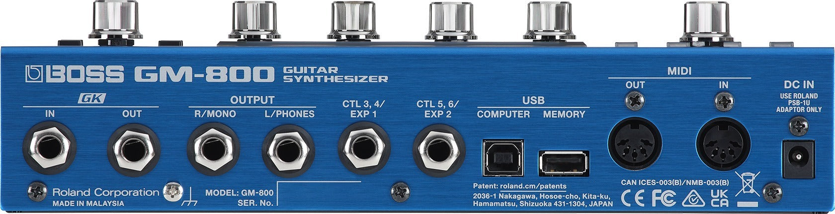 Boss GM-800 Guitar Synthesizer Pedal – Endless Tones