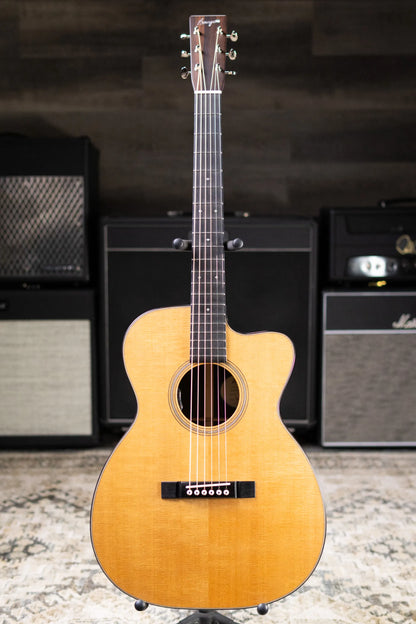 Bourgeios OMCE/DE Soloist Downeast Series Acoustic/Electric Guitar - Thermo-Cured Sitka Spruce/Indian Rosewood with Hardshell Case