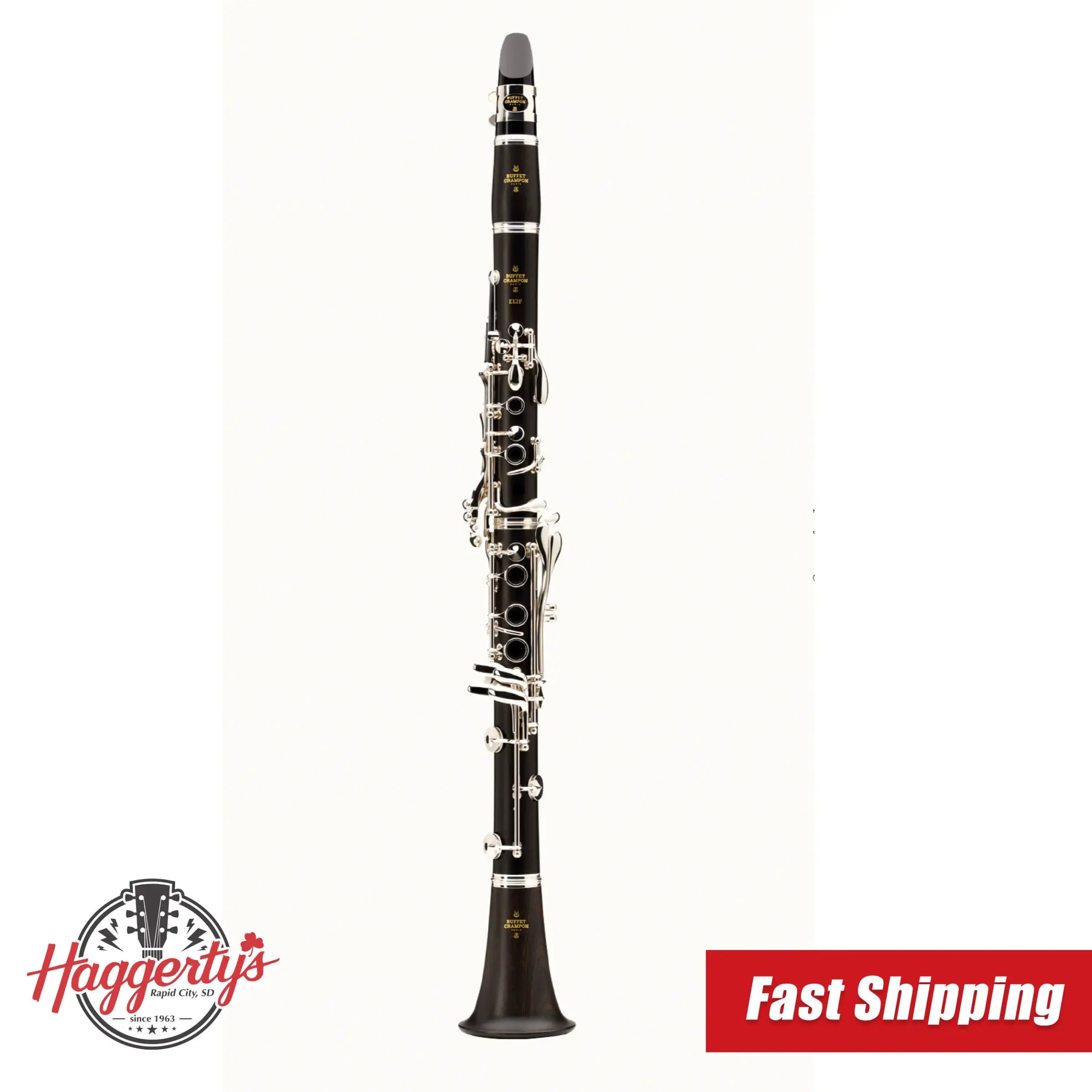 Buffet Crampon E12F Series Professional Bb Clarinet - Silver Keys with Softshell Case