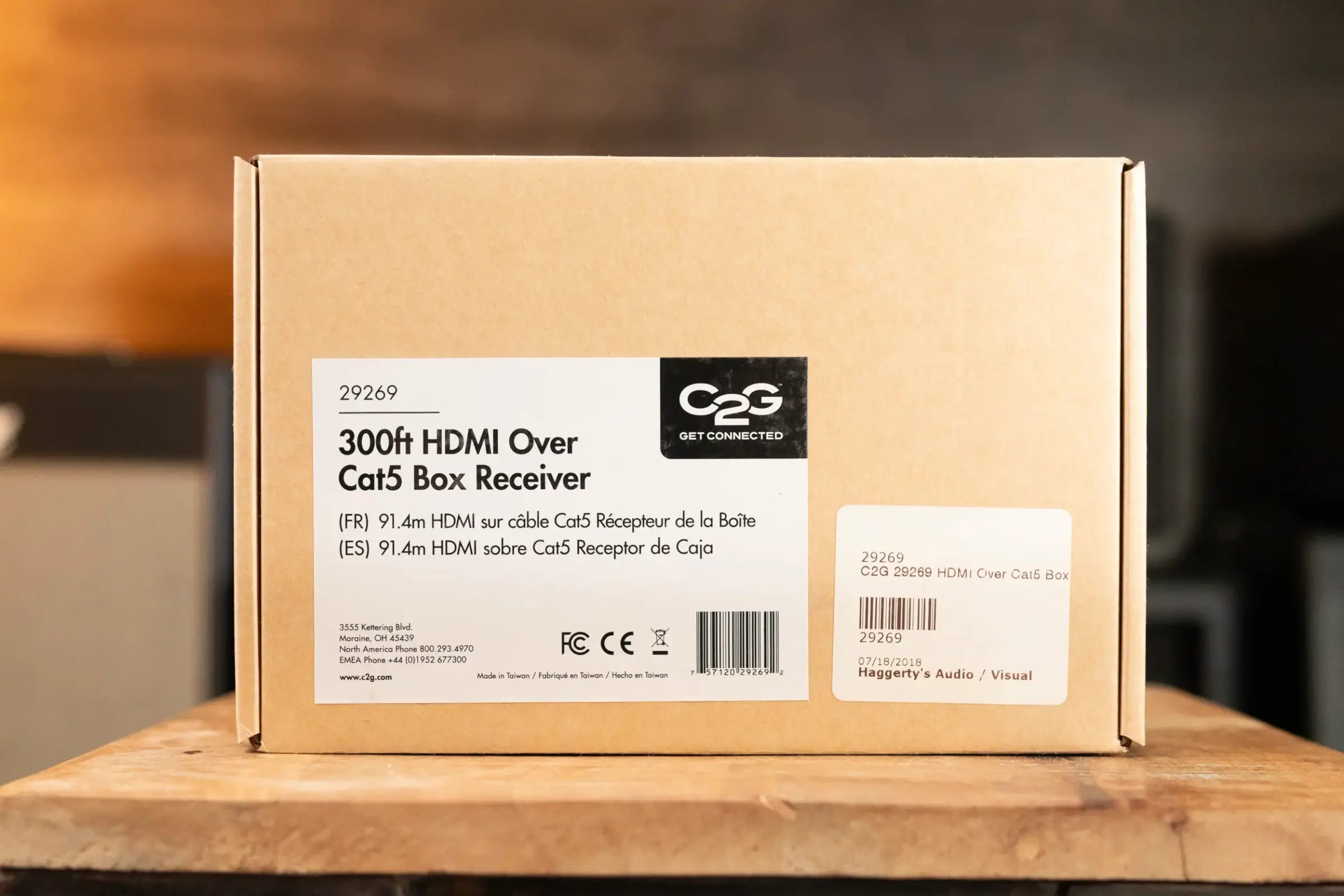 Cables To Go (C2G) Model 29269 300 Ft. HDMI Over Cat5 Box Receiver - Used