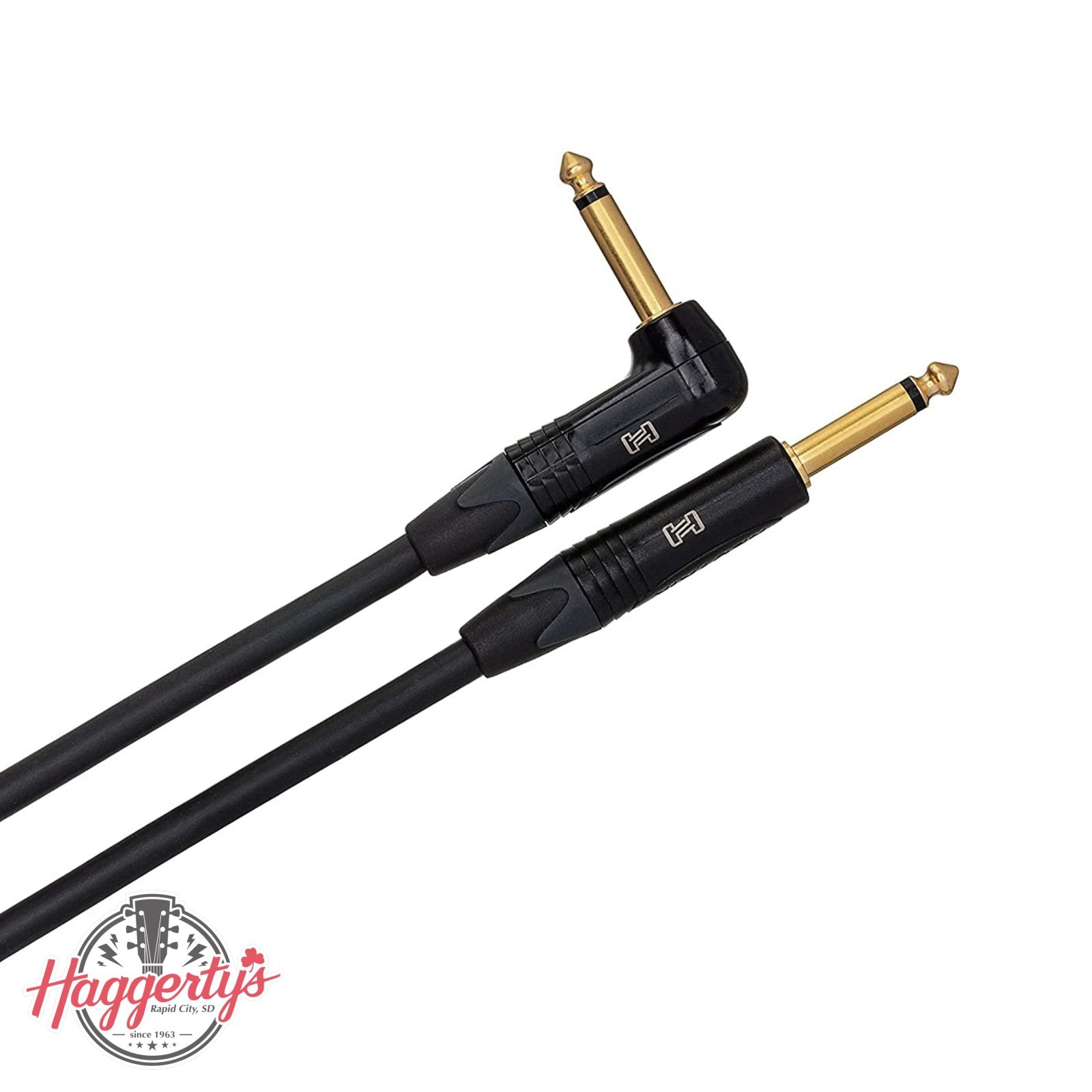 Hosa CGK-020R Edge Guitar Cable Neutrik Straight to Right Angle 20 ft