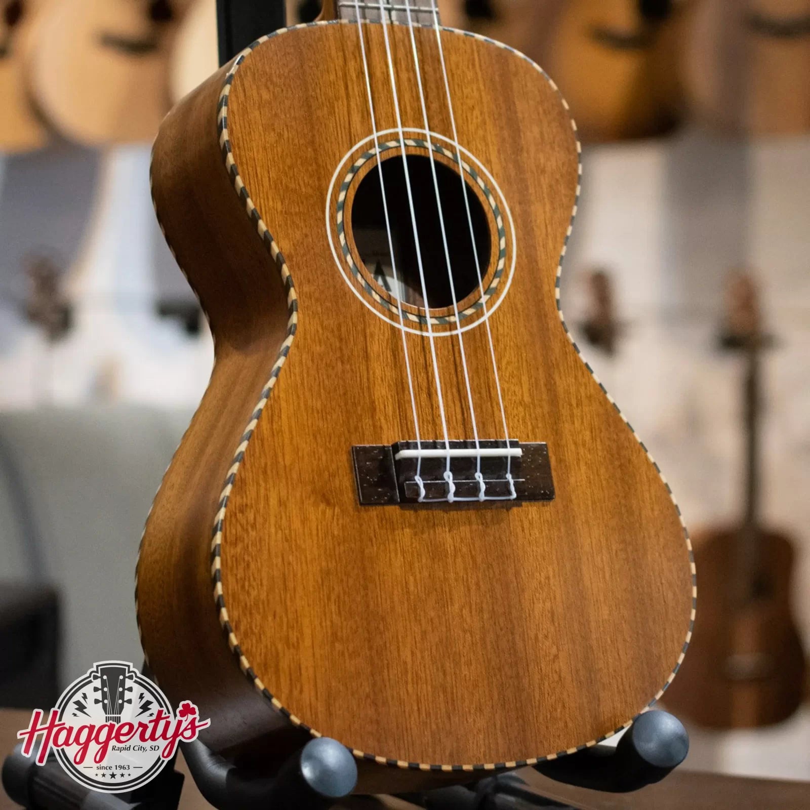 Ohana CK-28 Solid Mahogany Portuguese Style Concert Ukulele - Floor Model