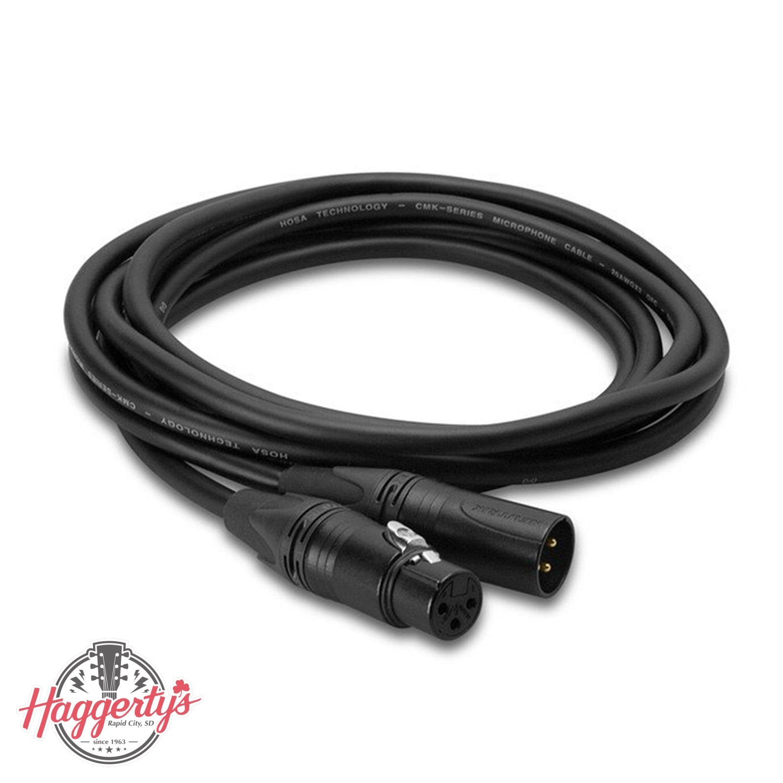 Hosa CMK-020AU Edge Microphone Cable Neutrik XLR3F to XLR3M 20 ft