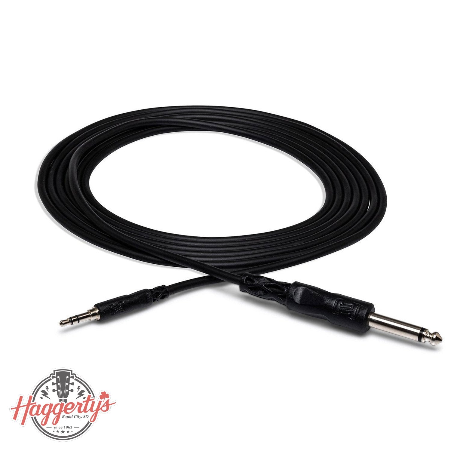 Hosa CMP-105 Mono Interconnect 1/4 in TS to 3.5 mm TRS 5 ft