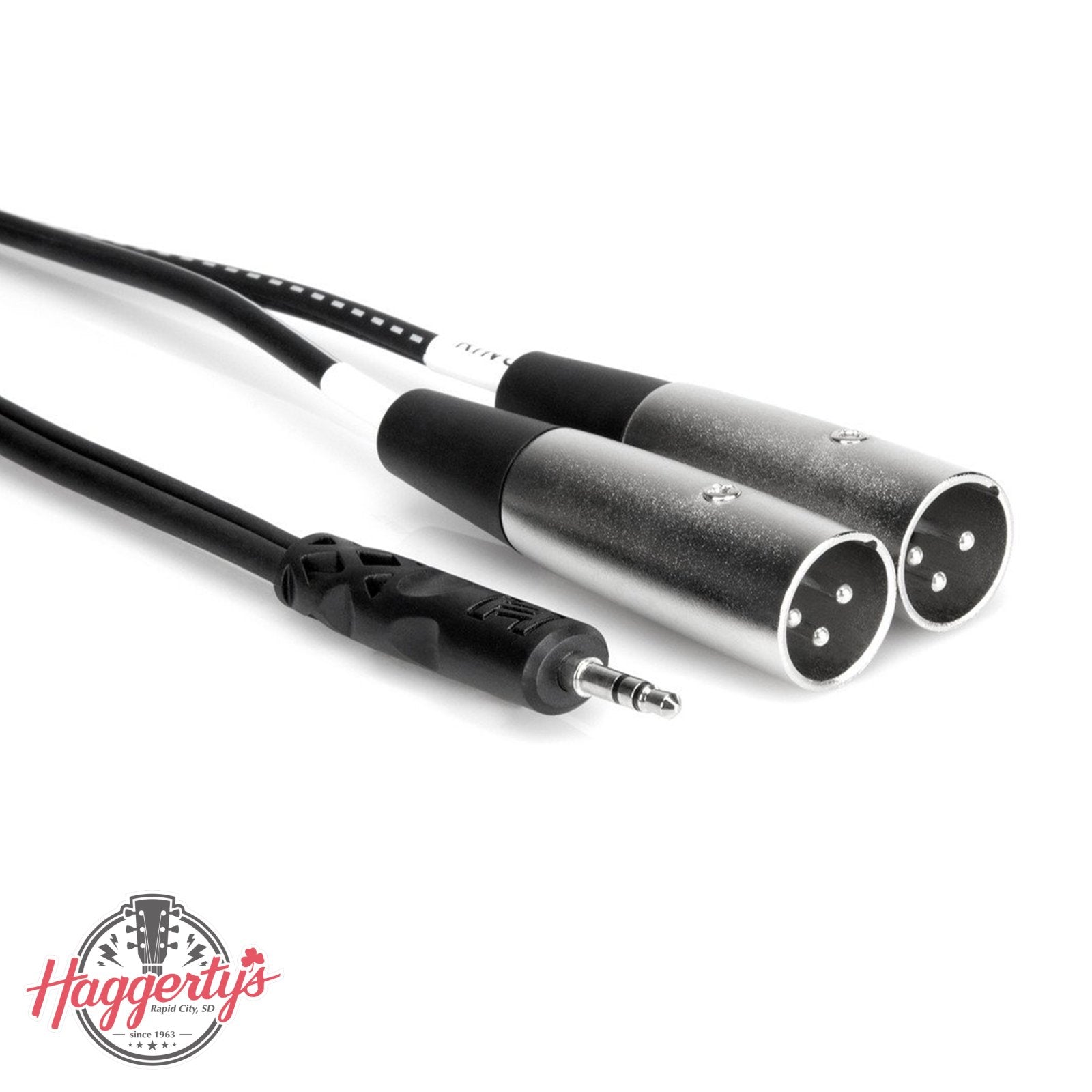 Hosa CYX-403M 3.5mm TRS to Dual XLR Male 3 Meters