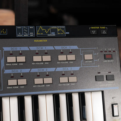 Casio CZ-101 49-Key Synthesizer with Memory Cartridge, Manuals and Hardshell Case - Used