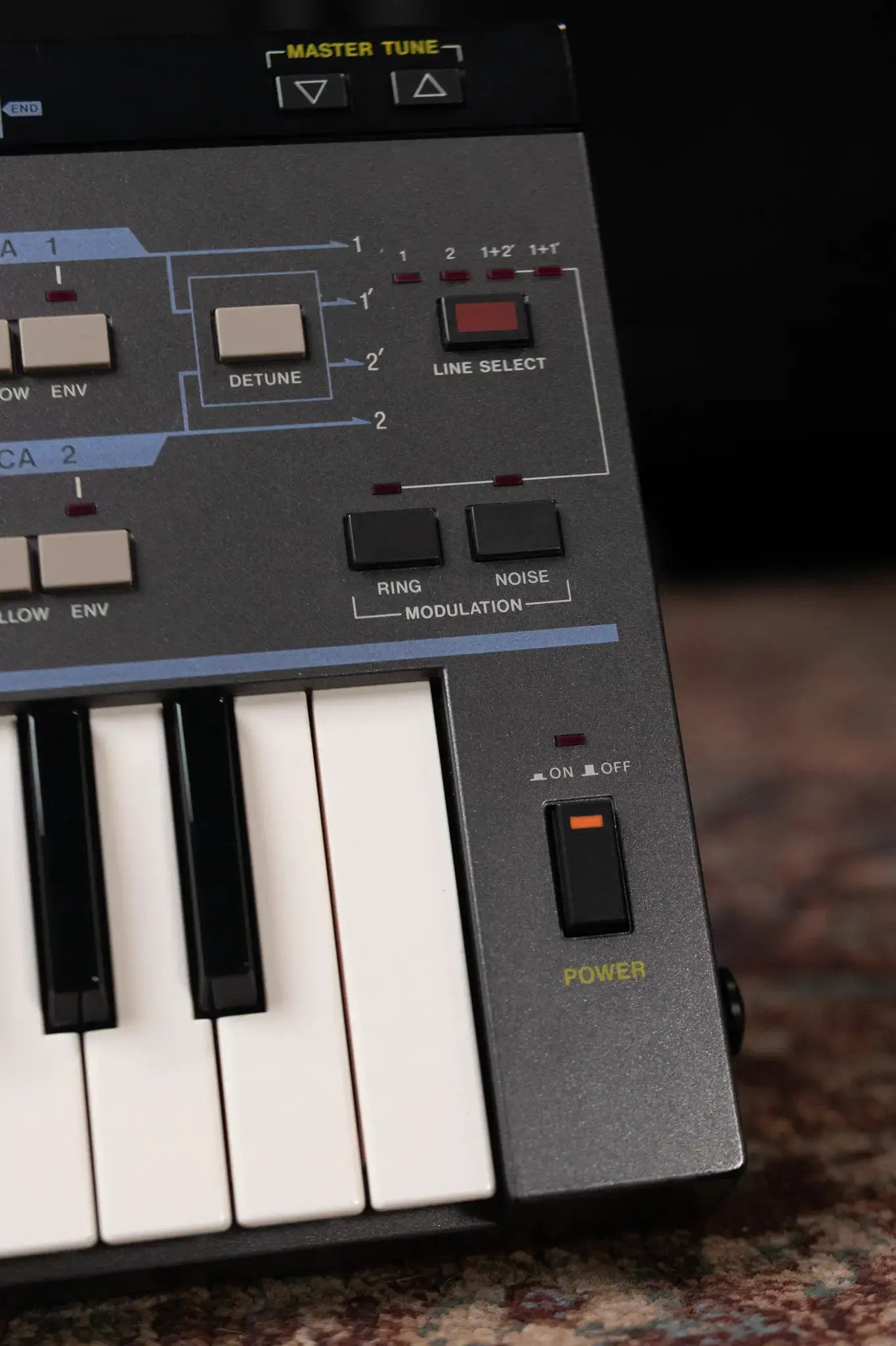 Casio CZ-101 49-Key Synthesizer with Memory Cartridge, Manuals and Hardshell Case - Used