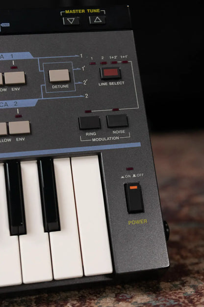 Casio CZ-101 49-Key Synthesizer with Memory Cartridge, Manuals and Hardshell Case - Used
