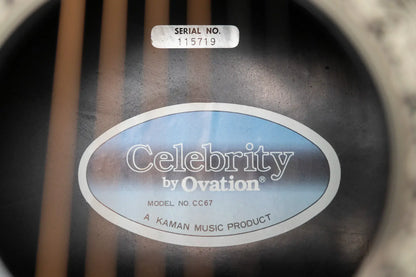Celebrity by Ovation CC67 Acoustic-Electric Guitar with Hardshell Case - Used