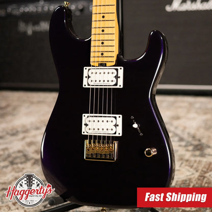 Charvel American Neo-Classic San Dimas SD1 HH HT MPL Electric Guitar - Velvet Midnight with Hardshell Case