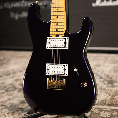 Charvel American Neo-Classic San Dimas SD1 HH HT MPL Electric Guitar - Velvet Midnight with Hardshell Case