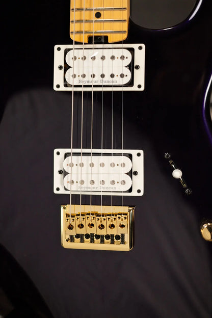 Charvel American Neo-Classic San Dimas SD1 HH HT MPL Electric Guitar - Velvet Midnight with Hardshell Case