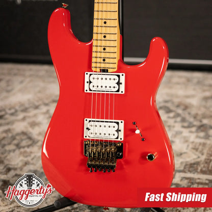 Charvel American Neo-Classic San Dimas Style 1 SD1 HH FR MPL Electric Guitar - Racing Red with Gig Bag
