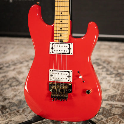 Charvel American Neo-Classic San Dimas Style 1 SD1 HH FR MPL Electric Guitar - Racing Red with Gig Bag