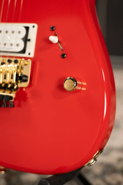 Charvel American Neo-Classic San Dimas Style 1 SD1 HH FR MPL Electric Guitar - Racing Red with Gig Bag
