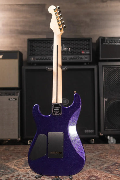 Charvel Custom Shop SD 2H CT Electric Guitar - Purple Sparkle with Hardshell Case