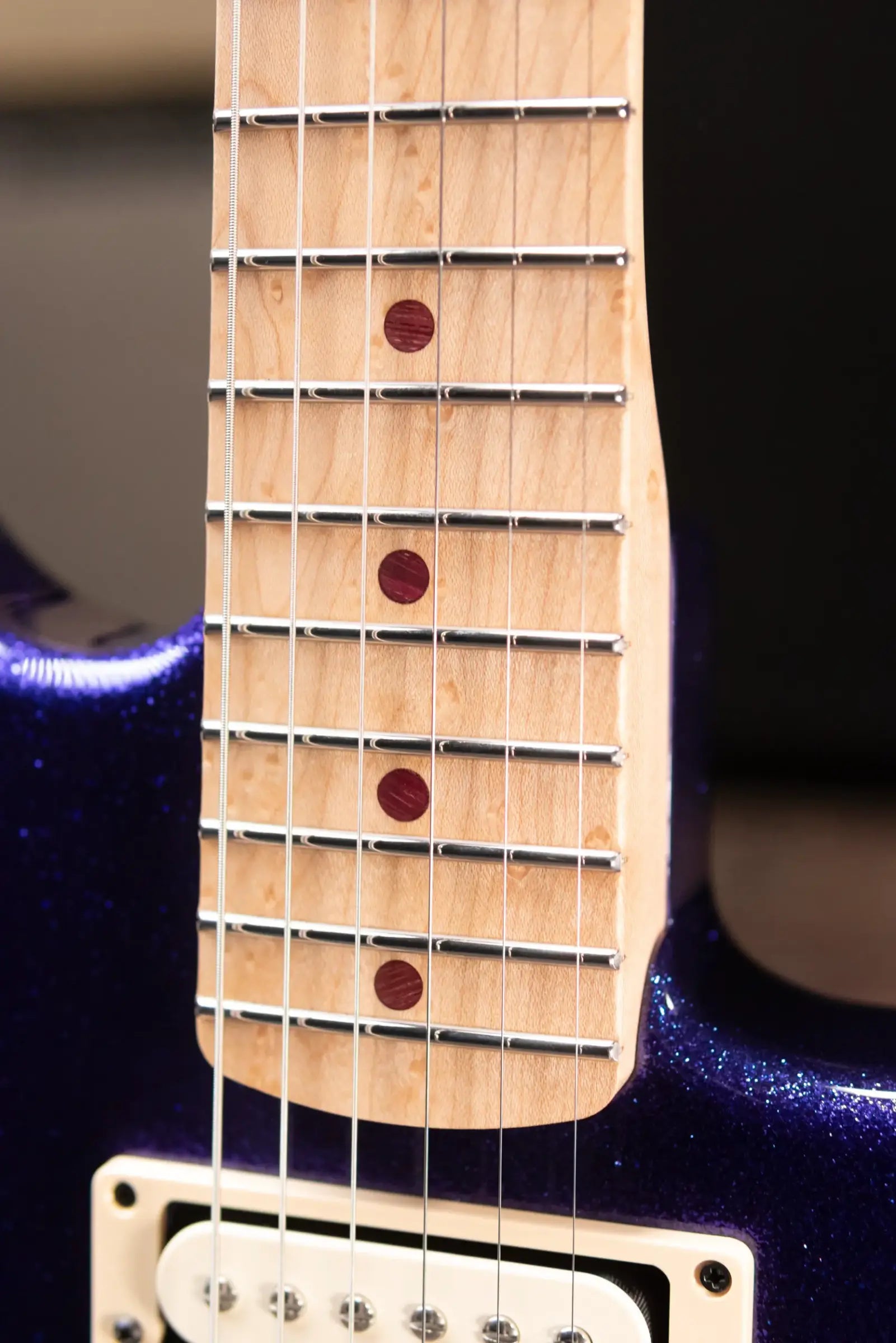 Charvel Custom Shop SD 2H CT Electric Guitar - Purple Sparkle with Hardshell Case