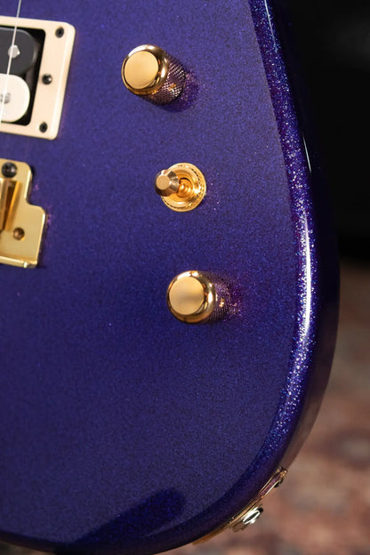 Charvel Custom Shop SD 2H CT Electric Guitar - Purple Sparkle with Hardshell Case