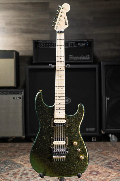 Charvel Custom Shop San Dimas Special Edition 2H FR Electric Guitar - Scarab Sparkle with Hardshell Case