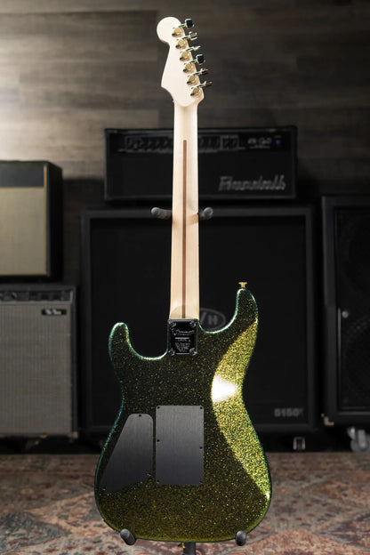 Charvel Custom Shop San Dimas Special Edition 2H FR Electric Guitar - Scarab Sparkle with Hardshell Case