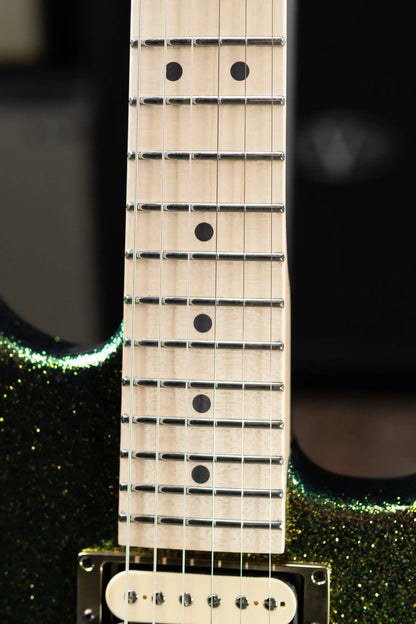 Charvel Custom Shop San Dimas Special Edition 2H FR Electric Guitar - Scarab Sparkle with Hardshell Case