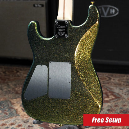 Charvel Custom Shop San Dimas Special Edition 2H FR Electric Guitar - Scarab Sparkle with Hardshell Case