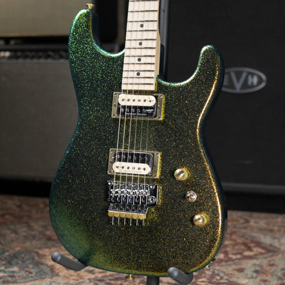 Charvel Custom Shop San Dimas Special Edition 2H FR Electric Guitar - Scarab Sparkle with Hardshell Case