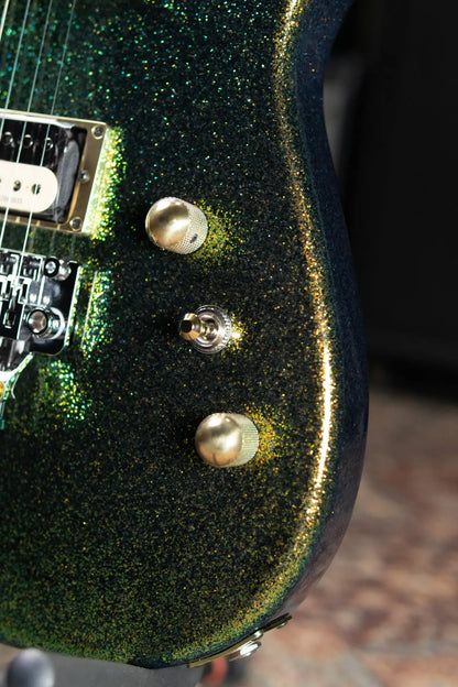 Charvel Custom Shop San Dimas Special Edition 2H FR Electric Guitar - Scarab Sparkle with Hardshell Case