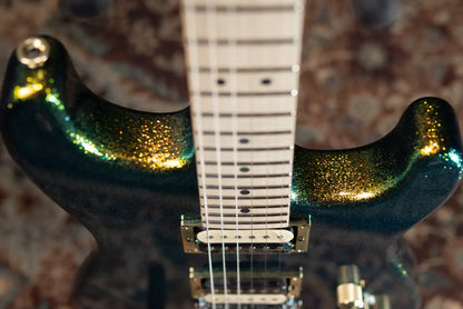 Charvel Custom Shop San Dimas Special Edition 2H FR Electric Guitar - Scarab Sparkle with Hardshell Case