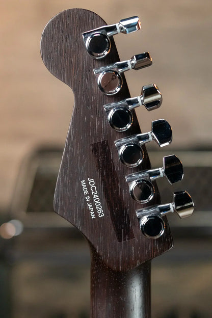 Charvel MJ DK24 HSH 2PT W Mahogany with Flame Maple, Wenge Fingerboard - Caribbean Burst with Multi-Fit Hardshell Gig Bag