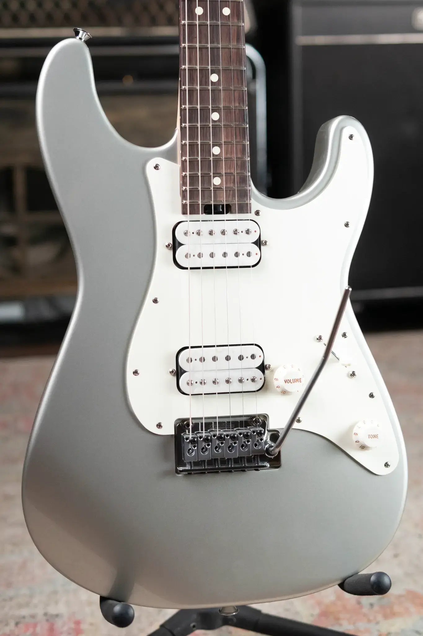 Charvel Prashant Aswani Signature Pro-Mod So-Cal PA28 - Inca Silver, Floor Model Demo